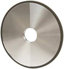 Made in USA - 6" Diam x 1-1/4" Hole x 1/4" Thick, N Hardness, 220 Grit Surface Grinding Wheel - Diamond, Type 1A1, Very Fine Grade - Exact Tool & Supply