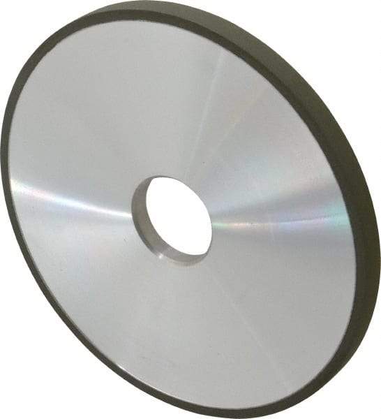 Made in USA - 6" Diam x 1-1/4" Hole x 3/8" Thick, N Hardness, 220 Grit Surface Grinding Wheel - Diamond, Type 1A1, Very Fine Grade - Exact Tool & Supply