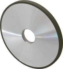 Made in USA - 6" Diam x 1-1/4" Hole x 3/8" Thick, N Hardness, 220 Grit Surface Grinding Wheel - Diamond, Type 1A1, Very Fine Grade - Exact Tool & Supply