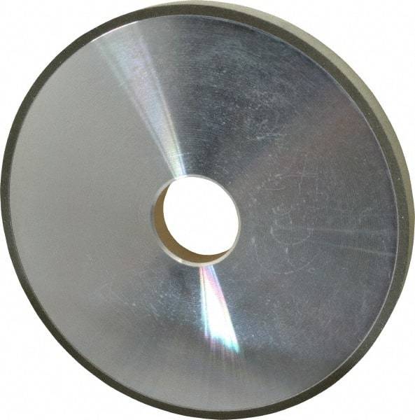 Made in USA - 6" Diam x 1-1/4" Hole x 1/2" Thick, N Hardness, 100 Grit Surface Grinding Wheel - Diamond, Type 1A1, Fine Grade - Exact Tool & Supply