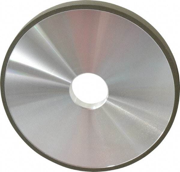 Made in USA - 6" Diam x 1-1/4" Hole x 1/2" Thick, N Hardness, 220 Grit Surface Grinding Wheel - Diamond, Type 1A1, Very Fine Grade - Exact Tool & Supply