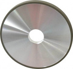 Made in USA - 6" Diam x 1-1/4" Hole x 1/2" Thick, N Hardness, 220 Grit Surface Grinding Wheel - Diamond, Type 1A1, Very Fine Grade - Exact Tool & Supply