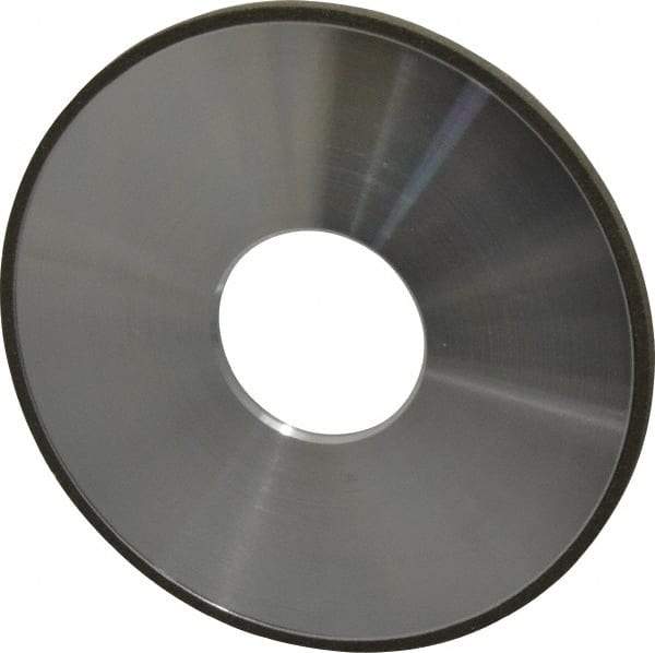 Made in USA - 4" Diam x 1-1/4" Hole x 1/8" Thick, N Hardness, 100 Grit Surface Grinding Wheel - Diamond, Type 1A1, Fine Grade - Exact Tool & Supply