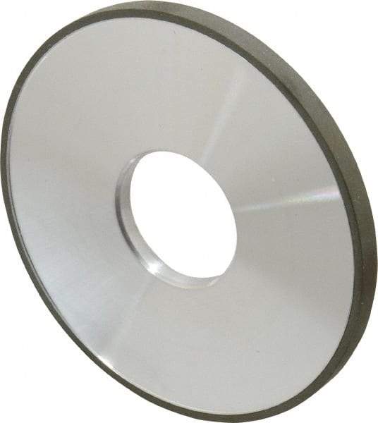 Made in USA - 4" Diam x 1-1/4" Hole x 1/4" Thick, N Hardness, 220 Grit Surface Grinding Wheel - Diamond, Type 1A1, Very Fine Grade - Exact Tool & Supply