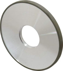 Made in USA - 4" Diam x 1-1/4" Hole x 1/4" Thick, N Hardness, 220 Grit Surface Grinding Wheel - Diamond, Type 1A1, Very Fine Grade - Exact Tool & Supply