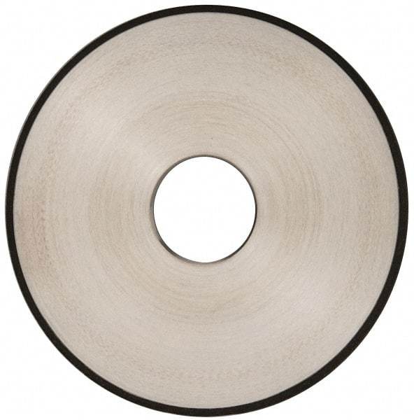 Made in USA - 5" Diam x 1-1/4" Hole x 1/8" Thick, N Hardness, 100 Grit Surface Grinding Wheel - Diamond, Type 1A1, Fine Grade - Exact Tool & Supply
