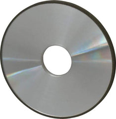 Made in USA - 5" Diam x 1-1/4" Hole x 1/4" Thick, N Hardness, 100 Grit Surface Grinding Wheel - Diamond, Type 1A1, Fine Grade - Exact Tool & Supply