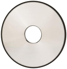 Made in USA - 5" Diam x 1-1/4" Hole x 1/4" Thick, N Hardness, 220 Grit Surface Grinding Wheel - Diamond, Type 1A1, Very Fine Grade - Exact Tool & Supply