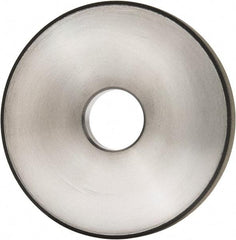 Made in USA - 5" Diam x 1-1/4" Hole x 1/2" Thick, N Hardness, 100 Grit Surface Grinding Wheel - Diamond, Type 1A1, Fine Grade - Exact Tool & Supply