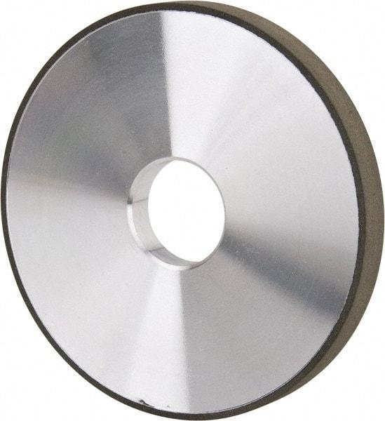 Made in USA - 5" Diam x 1-1/4" Hole x 1/2" Thick, N Hardness, 150 Grit Surface Grinding Wheel - Diamond, Type 1A1, Very Fine Grade - Exact Tool & Supply