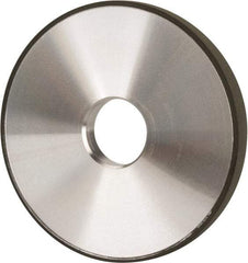 Made in USA - 5" Diam x 1-1/4" Hole x 1/2" Thick, N Hardness, 220 Grit Surface Grinding Wheel - Diamond, Type 1A1, Fine Grade - Exact Tool & Supply