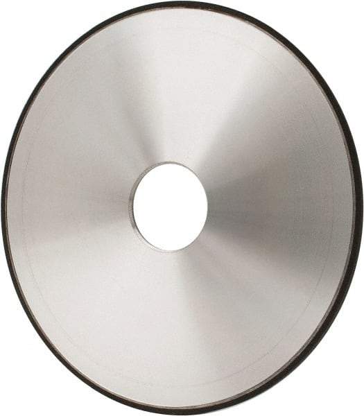 Made in USA - 6" Diam x 1-1/4" Hole x 1/8" Thick, N Hardness, 220 Grit Surface Grinding Wheel - Diamond, Type 1A1, Very Fine Grade - Exact Tool & Supply