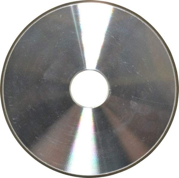 Made in USA - 6" Diam x 1-1/4" Hole x 1/4" Thick, N Hardness, 100 Grit Surface Grinding Wheel - Diamond, Type 1A1, Fine Grade - Exact Tool & Supply