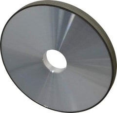 Made in USA - 6" Diam x 1-1/4" Hole x 1/2" Thick, N Hardness, 100 Grit Surface Grinding Wheel - Diamond, Type 1A1, Fine Grade - Exact Tool & Supply