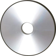 Made in USA - 6" Diam x 1-1/4" Hole x 1/2" Thick, N Hardness, 220 Grit Surface Grinding Wheel - Diamond, Type 1A1, Very Fine Grade - Exact Tool & Supply