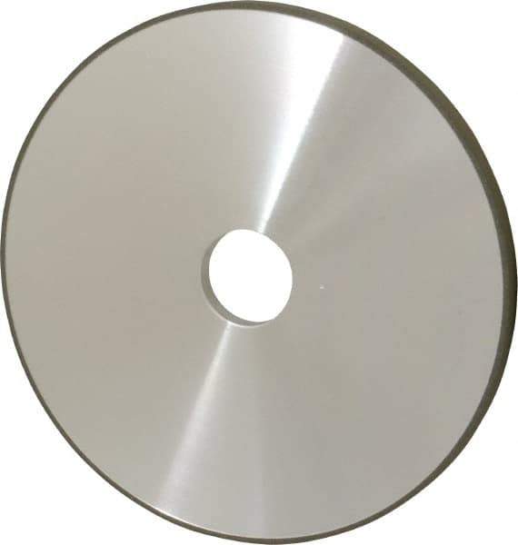 Made in USA - 7" Diam x 1-1/4" Hole x 3/8" Thick, N Hardness, 100 Grit Surface Grinding Wheel - Diamond, Type 1A1, Fine Grade - Exact Tool & Supply