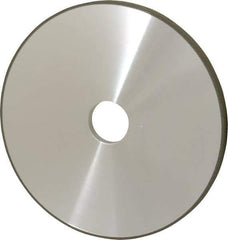 Made in USA - 7" Diam x 1-1/4" Hole x 3/8" Thick, N Hardness, 100 Grit Surface Grinding Wheel - Diamond, Type 1A1, Fine Grade - Exact Tool & Supply