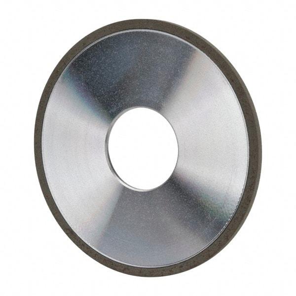Made in USA - 4" Diam x 1-1/4" Hole x 1/8" Thick, N Hardness, 220 Grit Surface Grinding Wheel - Diamond, Type 1A1, Very Fine Grade - Exact Tool & Supply