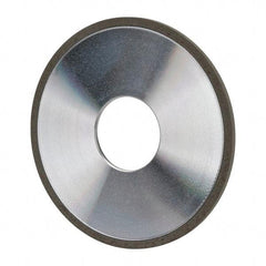 Made in USA - 4" Diam x 1-1/4" Hole x 1/8" Thick, N Hardness, 220 Grit Surface Grinding Wheel - Diamond, Type 1A1, Very Fine Grade - Exact Tool & Supply