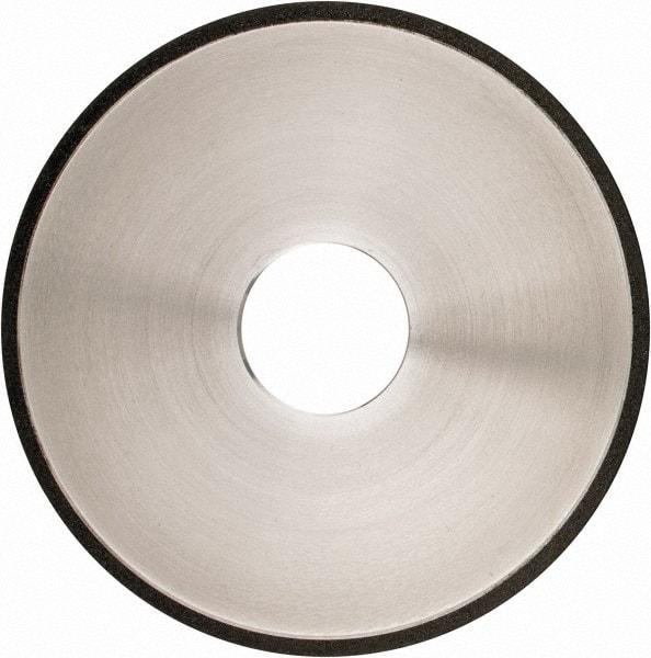 Made in USA - 5" Diam x 1-1/4" Hole x 1/8" Thick, N Hardness, 100 Grit Surface Grinding Wheel - Diamond, Type 1A1, Fine Grade - Exact Tool & Supply