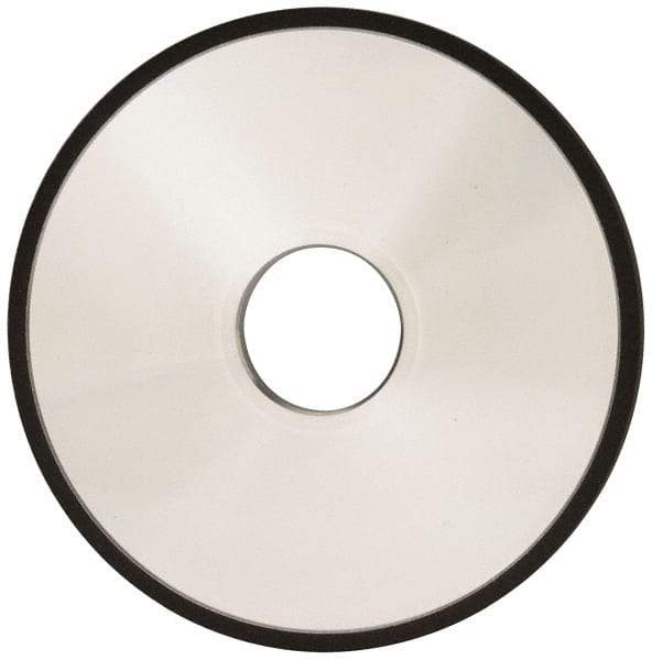 Made in USA - 5" Diam x 1-1/4" Hole x 1/4" Thick, N Hardness, 100 Grit Surface Grinding Wheel - Diamond, Type 1A1, Fine Grade - Exact Tool & Supply