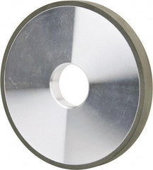 Made in USA - 5" Diam x 1-1/4" Hole x 1/2" Thick, N Hardness, 220 Grit Surface Grinding Wheel - Diamond, Type 1A1, Very Fine Grade - Exact Tool & Supply