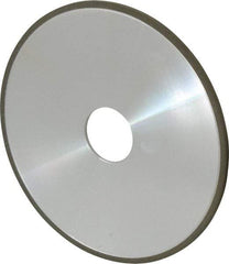 Made in USA - 6" Diam x 1-1/4" Hole x 1/8" Thick, N Hardness, 100 Grit Surface Grinding Wheel - Diamond, Type 1A1, Fine Grade - Exact Tool & Supply