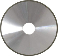 Made in USA - 6" Diam x 1-1/4" Hole x 1/8" Thick, N Hardness, 220 Grit Surface Grinding Wheel - Diamond, Type 1A1, Very Fine Grade - Exact Tool & Supply
