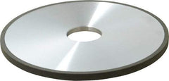 Made in USA - 6" Diam x 1-1/4" Hole x 1/4" Thick, N Hardness, 100 Grit Surface Grinding Wheel - Diamond, Type 1A1, Fine Grade - Exact Tool & Supply