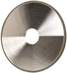 Made in USA - 6" Diam x 1-1/4" Hole x 1/4" Thick, N Hardness, 150 Grit Surface Grinding Wheel - Diamond, Type 1A1, Very Fine Grade - Exact Tool & Supply