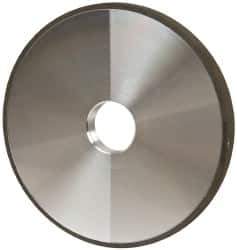 Made in USA - 6" Diam x 1-1/4" Hole x 1/2" Thick, N Hardness, 100 Grit Surface Grinding Wheel - Diamond, Type 1A1, Fine Grade - Exact Tool & Supply
