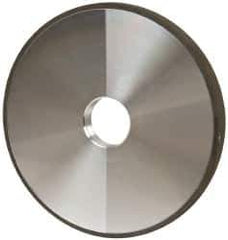 Made in USA - 6" Diam x 1-1/4" Hole x 1/2" Thick, N Hardness, 100 Grit Surface Grinding Wheel - Diamond, Type 1A1, Fine Grade - Exact Tool & Supply