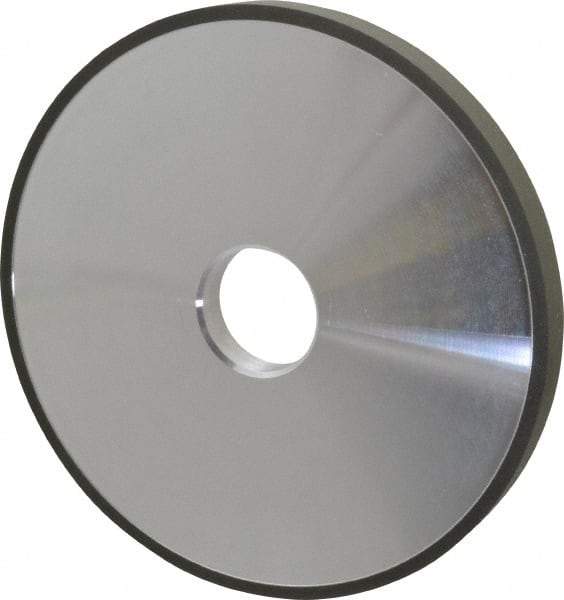 Made in USA - 6" Diam x 1-1/4" Hole x 1/2" Thick, N Hardness, 220 Grit Surface Grinding Wheel - Diamond, Type 1A1, Very Fine Grade - Exact Tool & Supply