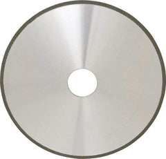 Made in USA - 7" Diam x 1-1/4" Hole x 1/8" Thick, N Hardness, 100 Grit Surface Grinding Wheel - Diamond, Type 1A1, Fine Grade - Exact Tool & Supply
