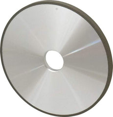 Made in USA - 7" Diam x 1-1/4" Hole x 3/8" Thick, N Hardness, 100 Grit Surface Grinding Wheel - Diamond, Type 1A1, Fine Grade - Exact Tool & Supply