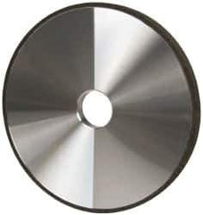 Made in USA - 7" Diam x 1-1/4" Hole x 1/2" Thick, N Hardness, 100 Grit Surface Grinding Wheel - Diamond, Type 1A1, Fine Grade - Exact Tool & Supply