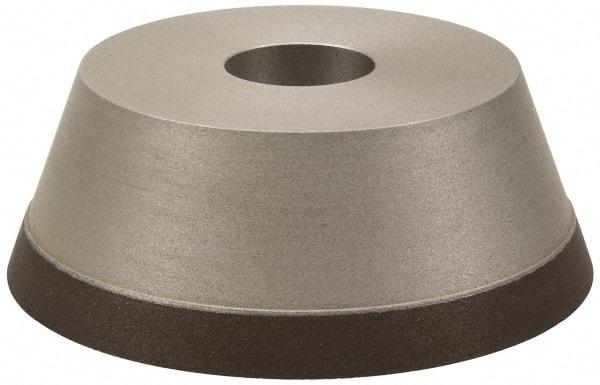Made in USA - 5" Diam, 1-1/4" Hole Size, 1-3/4" Overall Thickness, 150 Grit, Type 11 Tool & Cutter Grinding Wheel - Very Fine Grade, Diamond - Exact Tool & Supply