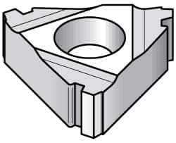 Kennametal - 16ER External Right Hand 12 Stub Acme Laydown Threading Insert - Grade KC5025, TiAlN Coated Carbide, 9.53mm Inscribed Circle - Exact Tool & Supply