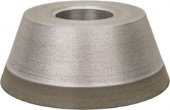 Made in USA - 3-3/4" Diam, 1-1/4" Hole Size, 1-1/2" Overall Thickness, 150 Grit, Type 11 Tool & Cutter Grinding Wheel - Very Fine Grade, Diamond - Exact Tool & Supply