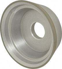 Made in USA - 5" Diam, 1-1/2" Hole Size, 1-3/4" Overall Thickness, 150 Grit, Type 11 Tool & Cutter Grinding Wheel - Very Fine Grade, Diamond - Exact Tool & Supply