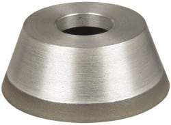 Made in USA - 3-3/4" Diam, 1-1/4" Hole Size, 1-1/2" Overall Thickness, 150 Grit, Type 11 Tool & Cutter Grinding Wheel - Very Fine Grade, CBN - Exact Tool & Supply