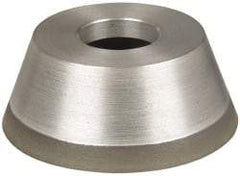 Made in USA - 3-3/4" Diam, 1-1/4" Hole Size, 1-1/2" Overall Thickness, 150 Grit, Type 11 Tool & Cutter Grinding Wheel - Very Fine Grade, CBN - Exact Tool & Supply
