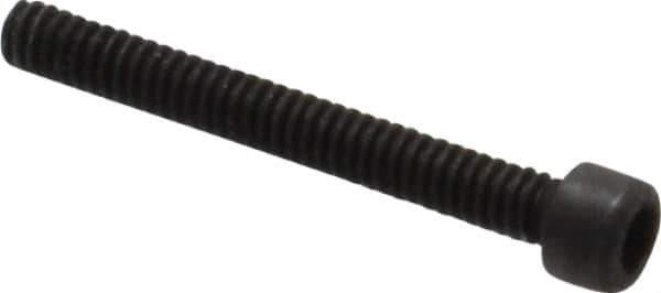 Value Collection - #0-80 UNF Hex Socket Drive, Socket Cap Screw - Alloy Steel, Black Oxide Finish, Fully Threaded, 1/2" Length Under Head - Exact Tool & Supply