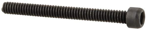 Value Collection - #0-80 UNF Hex Socket Drive, Socket Cap Screw - Alloy Steel, Black Oxide Finish, Fully Threaded, 5/8" Length Under Head - Exact Tool & Supply