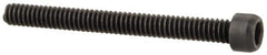 Value Collection - #0-80 UNF Hex Socket Drive, Socket Cap Screw - Alloy Steel, Black Oxide Finish, Fully Threaded, 5/8" Length Under Head - Exact Tool & Supply