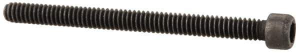 Value Collection - #0-80 UNF Hex Socket Drive, Socket Cap Screw - Alloy Steel, Black Oxide Finish, Fully Threaded, 3/4" Length Under Head - Exact Tool & Supply