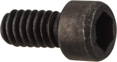 Value Collection - #2-56 UNC Hex Socket Drive, Socket Cap Screw - Alloy Steel, Black Oxide Finish, Fully Threaded, 5/32" Length Under Head - Exact Tool & Supply