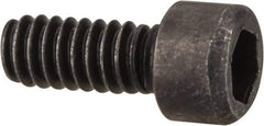 Value Collection - #2-56 UNC Hex Socket Drive, Socket Cap Screw - Alloy Steel, Black Oxide Finish, Fully Threaded, 7/32" Length Under Head - Exact Tool & Supply