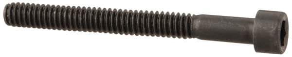Value Collection - #2-56 UNC Hex Socket Drive, Socket Cap Screw - Alloy Steel, Black Oxide Finish, Partially Threaded, 7/8" Length Under Head - Exact Tool & Supply