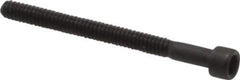 Value Collection - #2-56 UNC Hex Socket Drive, Socket Cap Screw - Alloy Steel, Black Oxide Finish, Partially Threaded, 1" Length Under Head - Exact Tool & Supply